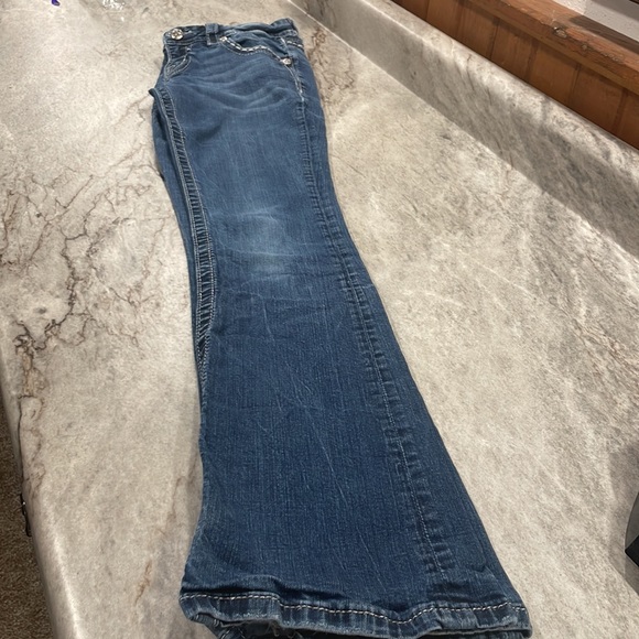 Buckle Miss Me Women’s Denim Mid Rise Easy Boot Cut Jean 25 Waist - Picture 7 of 7